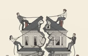 Solución legal para deshacer un proindiviso de herencia entre hermanos: acuerdo de extinción de condominio y venta de parte indivisa ante notario.